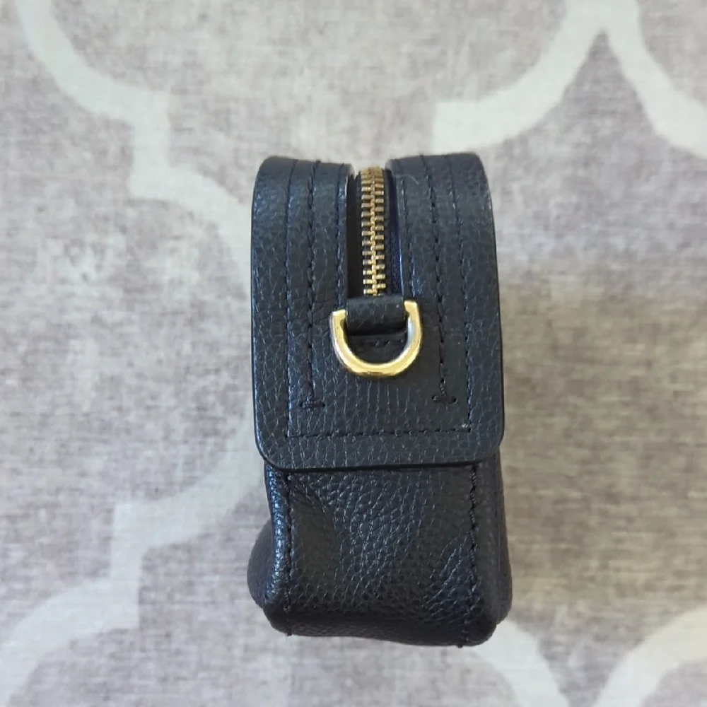 Marc Jacobs Black Leather Crossbody Bag E-the Squeeze - Picture 6 of 9